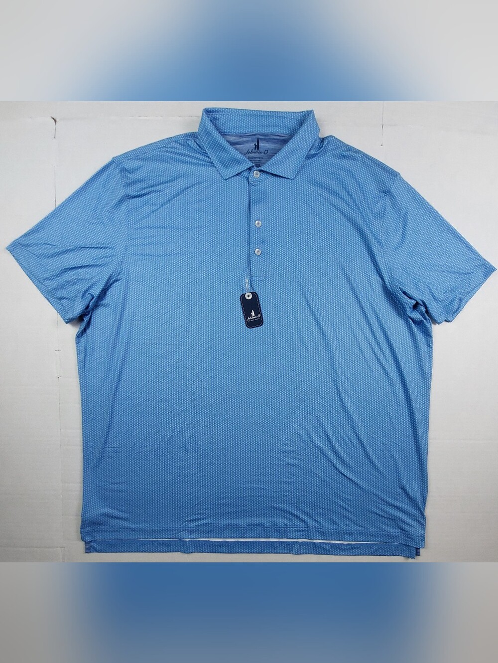 Johnnie-O Featherweight Marlin Polo Shirt Mens XXL 2XL Palisades Blue NWT $110